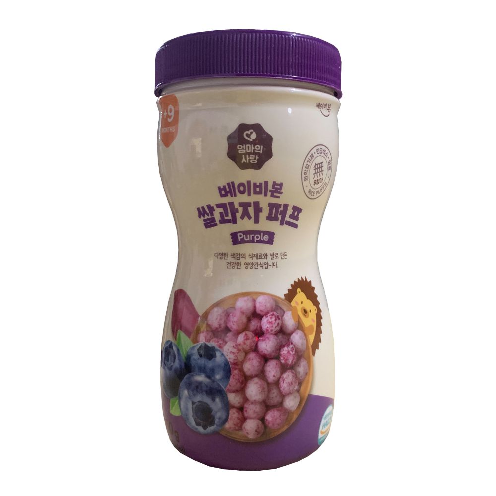 baby bon泡芙米餅-藍莓口味-效期20240508-50克