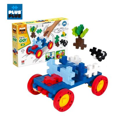加加積木 PLUS PLUS - BIG大顆粒-大積木車子46 pcs