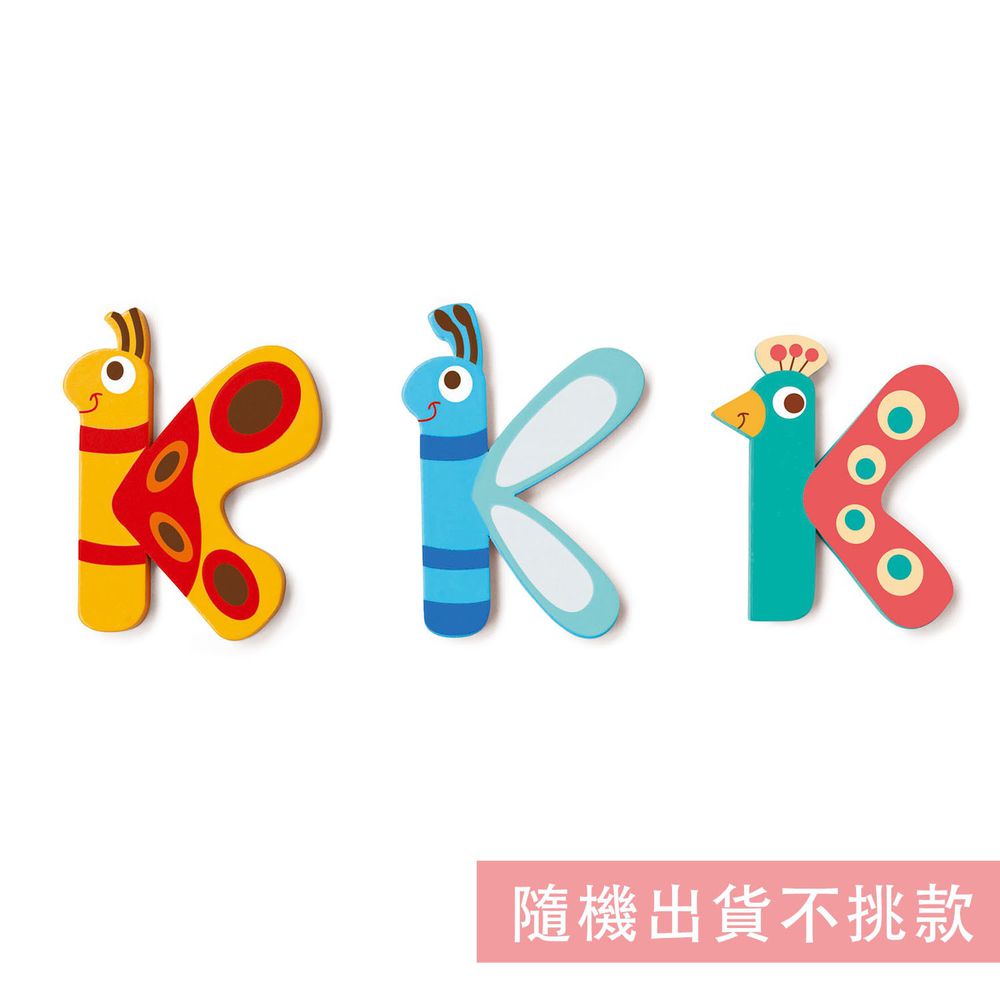比利時 Scratch - 動物造型字母K-隨機出貨不挑款