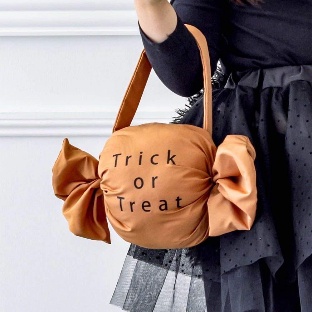 節慶限定 糖果造型迷你手提包-橘 (約21×30cm)