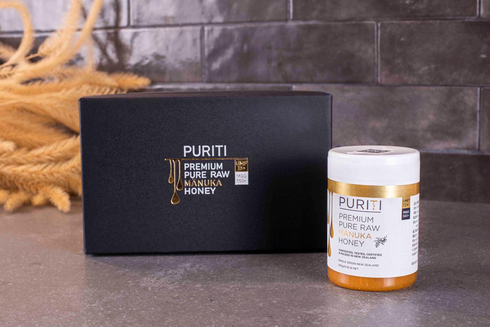 PURITI - 紐西蘭國寶麥蘆卡蜂蜜-UMF15+ (MG550+)-250g