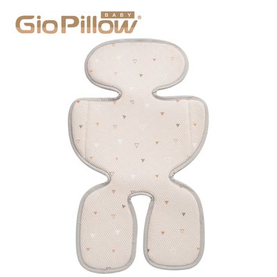 韓國 GIO Pillow - 超透氣推車/汽座座墊-花色款-伯爵山丘