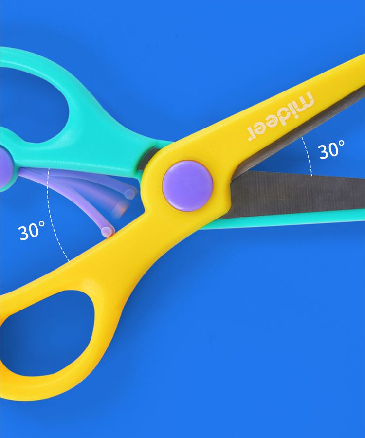 MiDeer - 兒童圓頭安全剪刀(紅藍款)