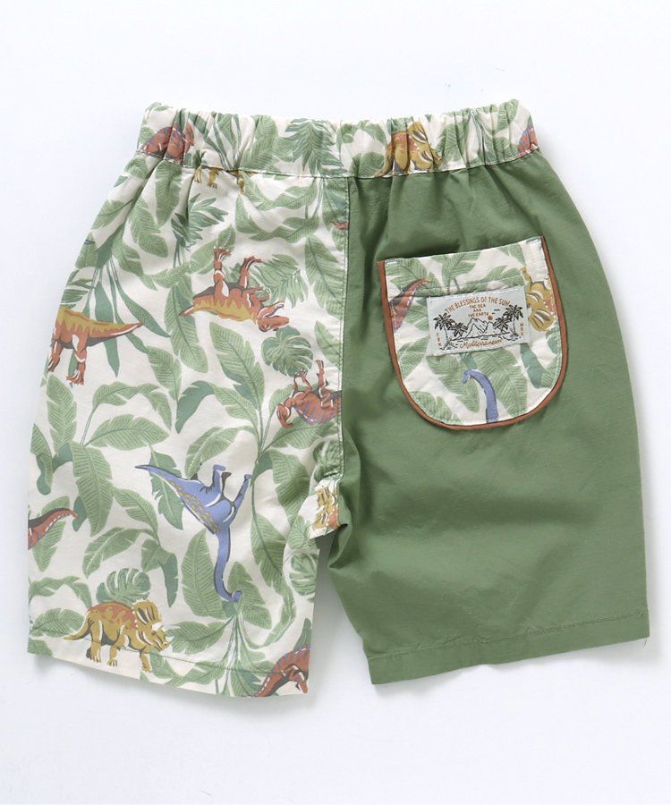 日本 apres les cours - 時髦風格工裝短褲-格子-灰