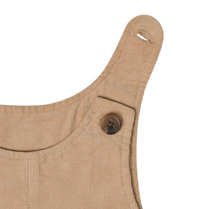 akachan honpo - 背心裙-超細燈芯絨-淺卡其色