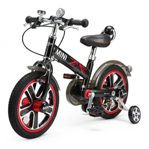 英國 Mini Cooper - (福利品出清)城市型兒童自行車/腳踏車14吋-魔力黑