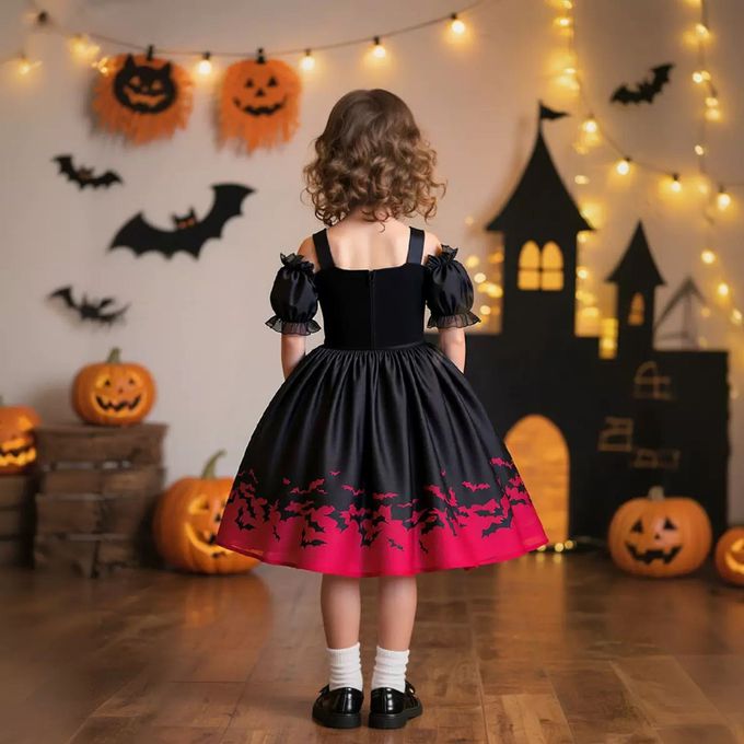 蘿莉塔吸血鬼洋裝配glitter蝙蝠髮箍造型服