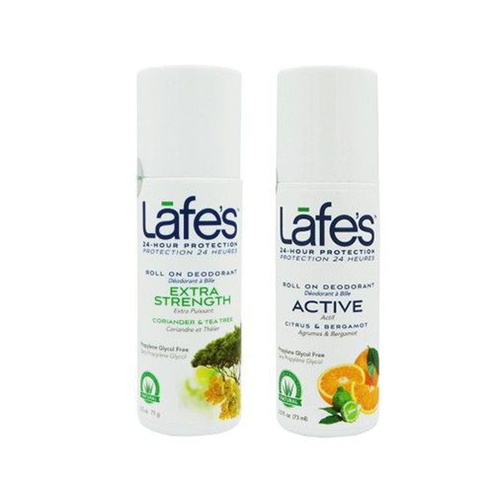 美國 Lafe's organic - 純自然體香劑雙入組-茶樹+運動