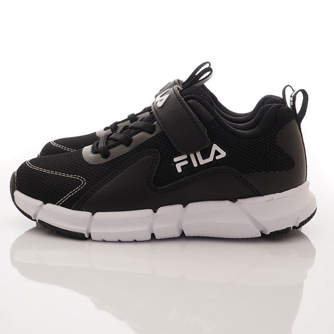 FILA - 輕量慢跑運動鞋(中大童段)-運動鞋-黑