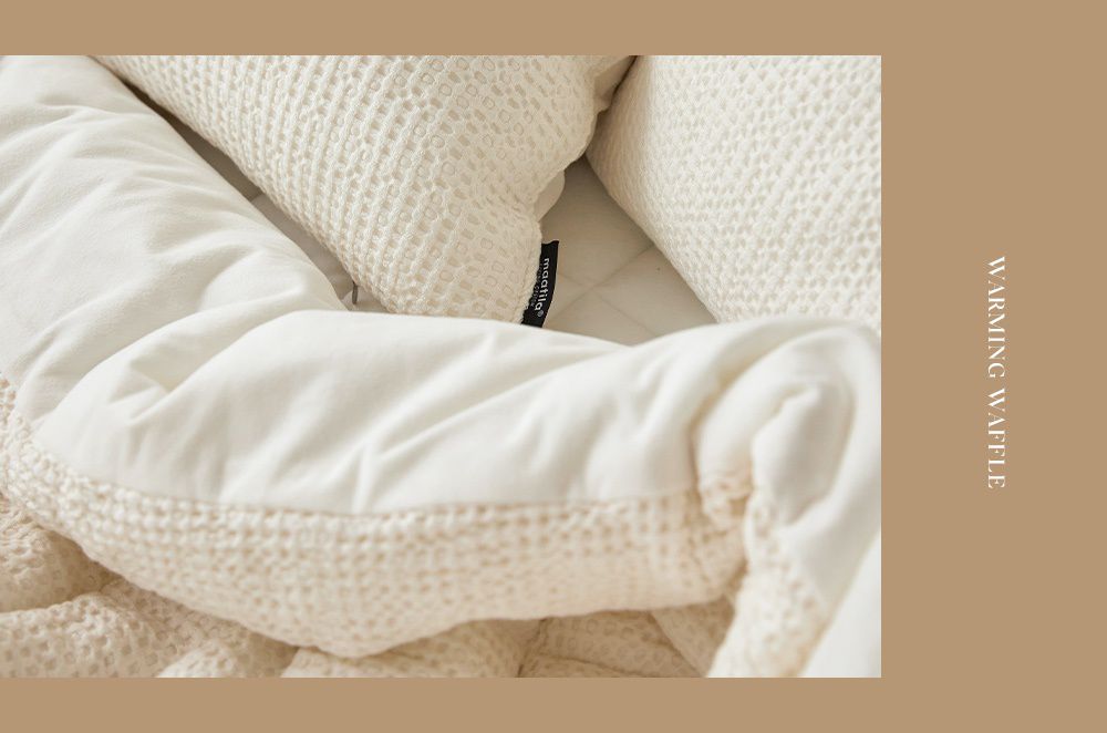 韓國 Maatila - 可水洗天絲莫代爾鬆餅棉被-優格