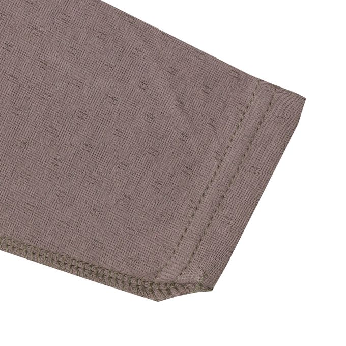 akachan honpo - 長袖圓領上衣2件組-蓬鬆棉 星星&星月-灰色