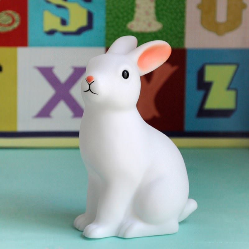 英國 Rex London - 可愛造型小夜燈-白兔