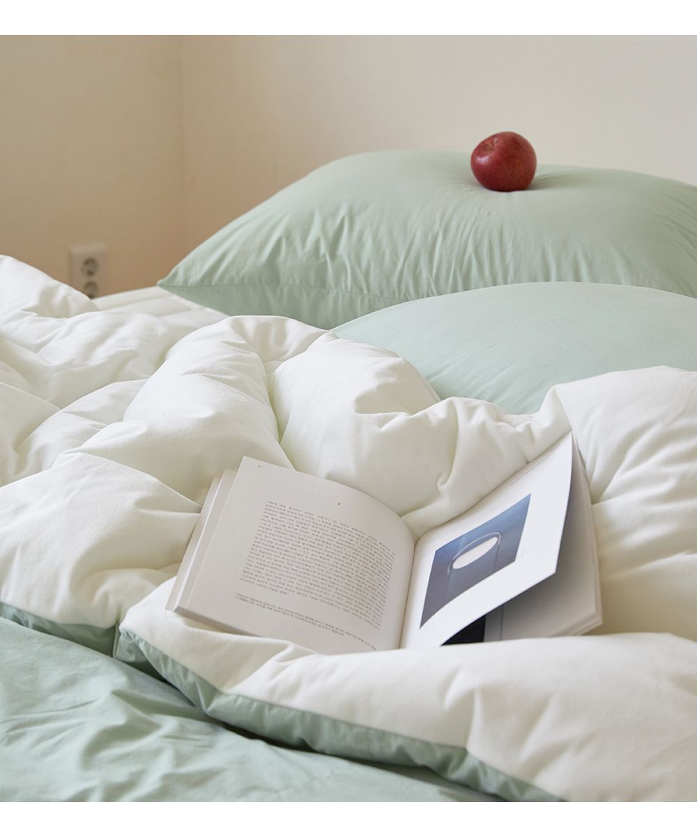 韓國 Maatila - 高密度60支棉舒柔超細纖維棉被(冬被)-薄荷綠