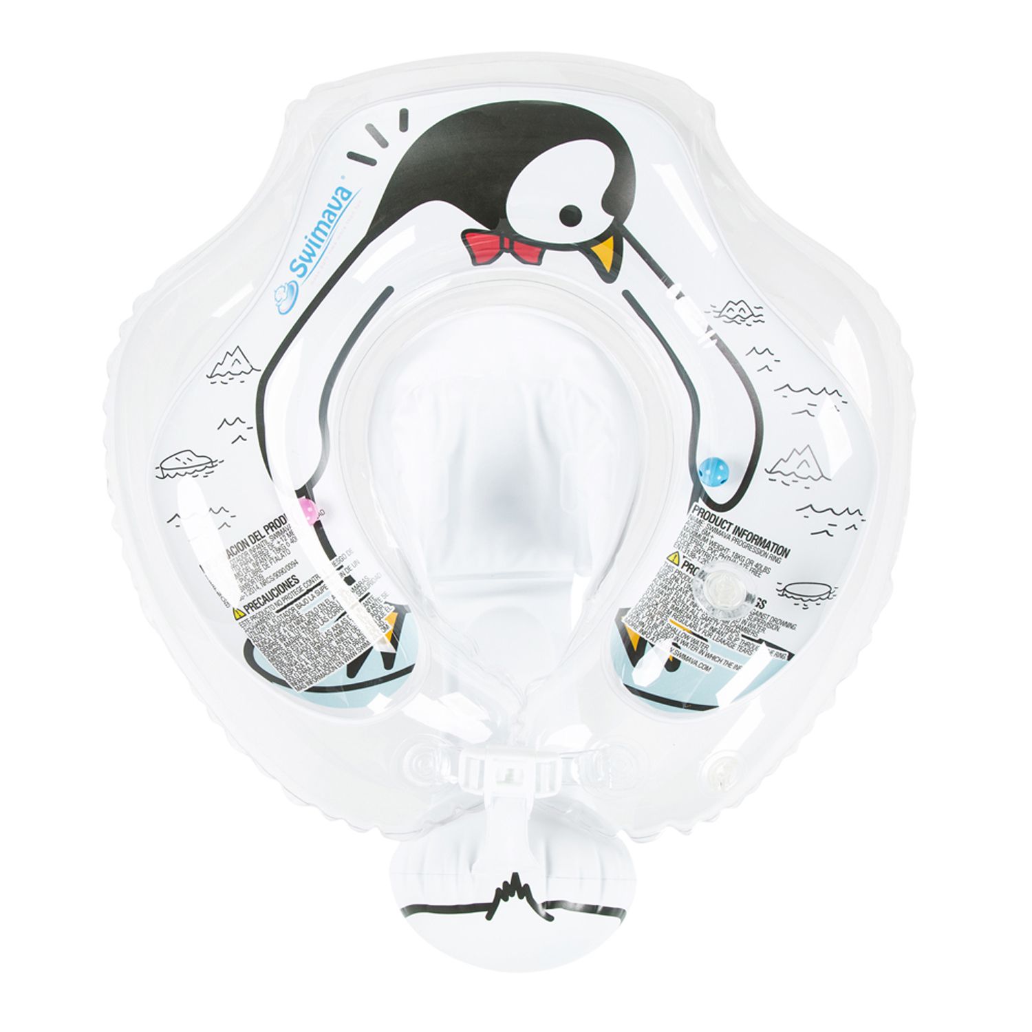 Swimava - G6嬰兒趴式游泳圈-企鵝-6個月~15kg以內