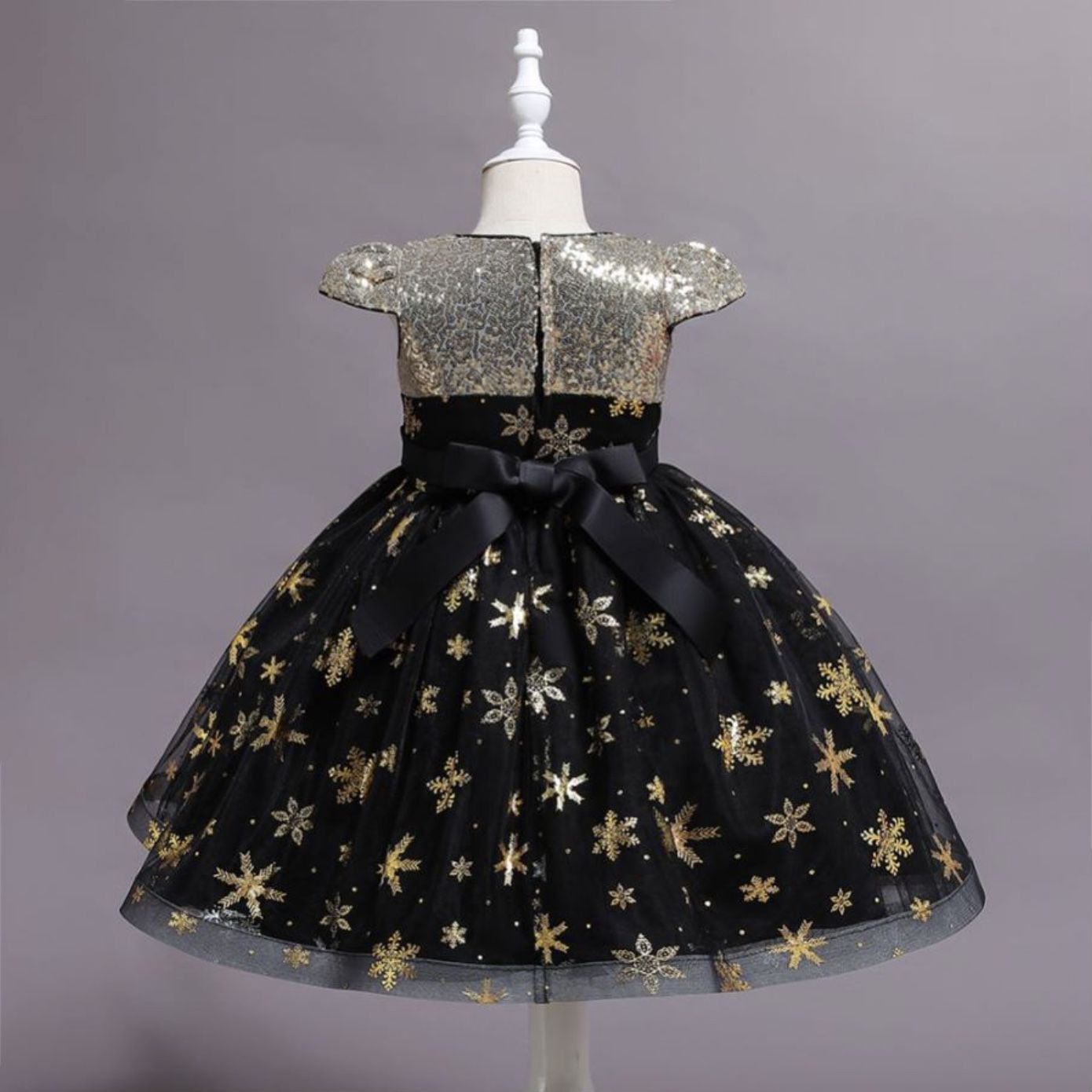 love, charlotte - 閃耀金色雪花巫婆小禮服-2 Way 穿搭-洋裝, 巫婆帽