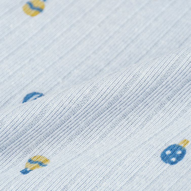 akachan honpo - 長袖兔裝-氣球-藍色