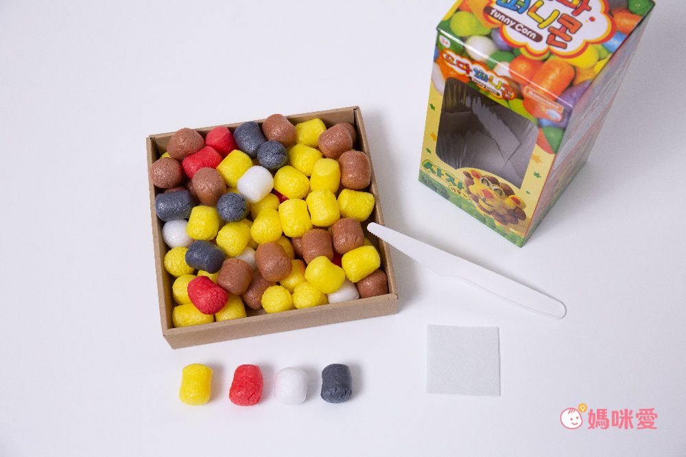 Donerland - 魔法迷您玉米黏土-鱷魚-工具刀*1+吸水海棉墊*1+盒裝背面附有教學說明