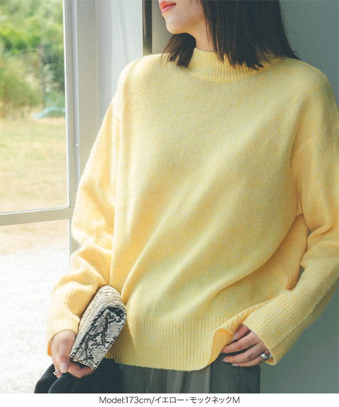 日本 Kobe Lettuce - [可機洗]都會時尚柔軟寬鬆毛衣(選領)-藍綠x白條紋