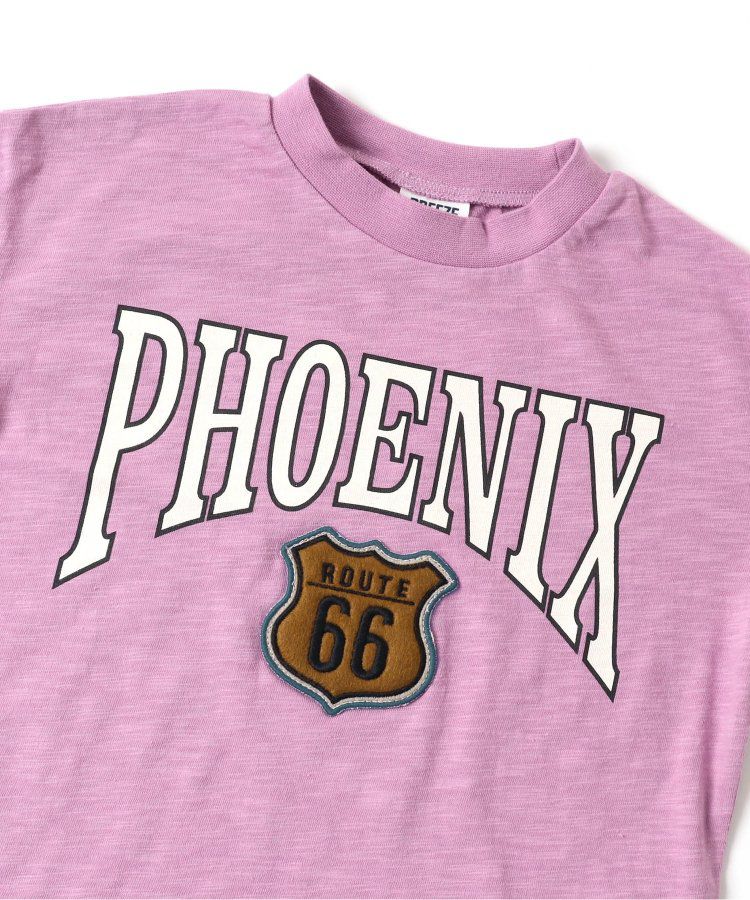 日本 BREEZE - 美式復古風長袖大學T-粉紅