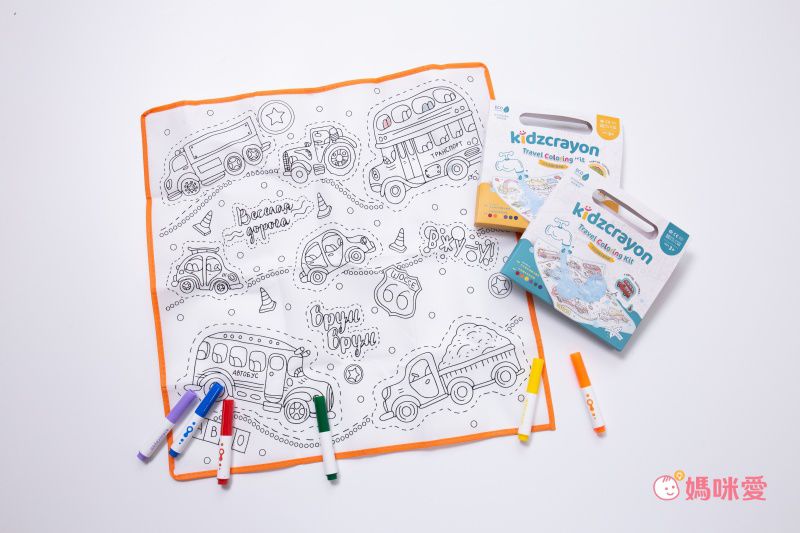 獨家！重複撕貼不傷牆【台灣 kidzcrayon】創意透光描圖貼紙