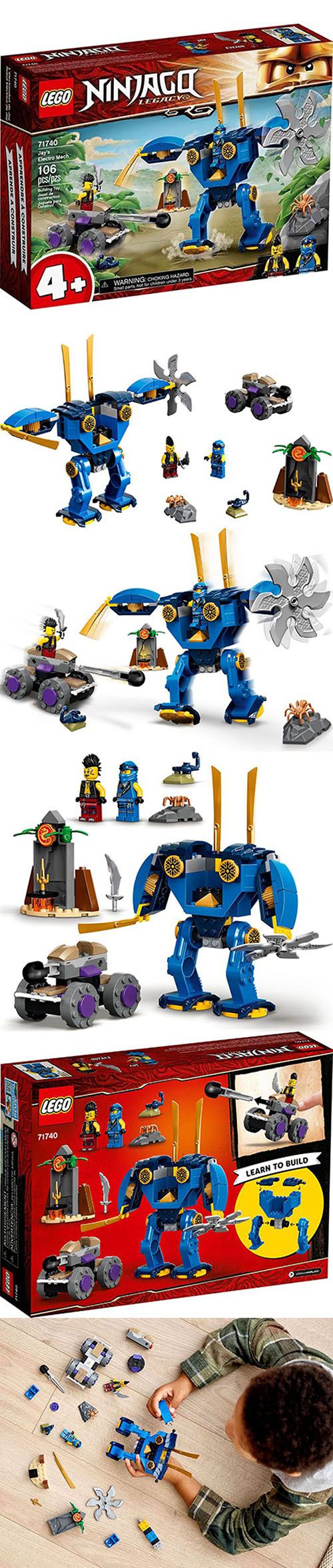 樂高 LEGO - 樂高積木 LEGO《 LT71740 》 NINJAGO 旋風忍者系列 - 阿光的電氣機器人-106pcs