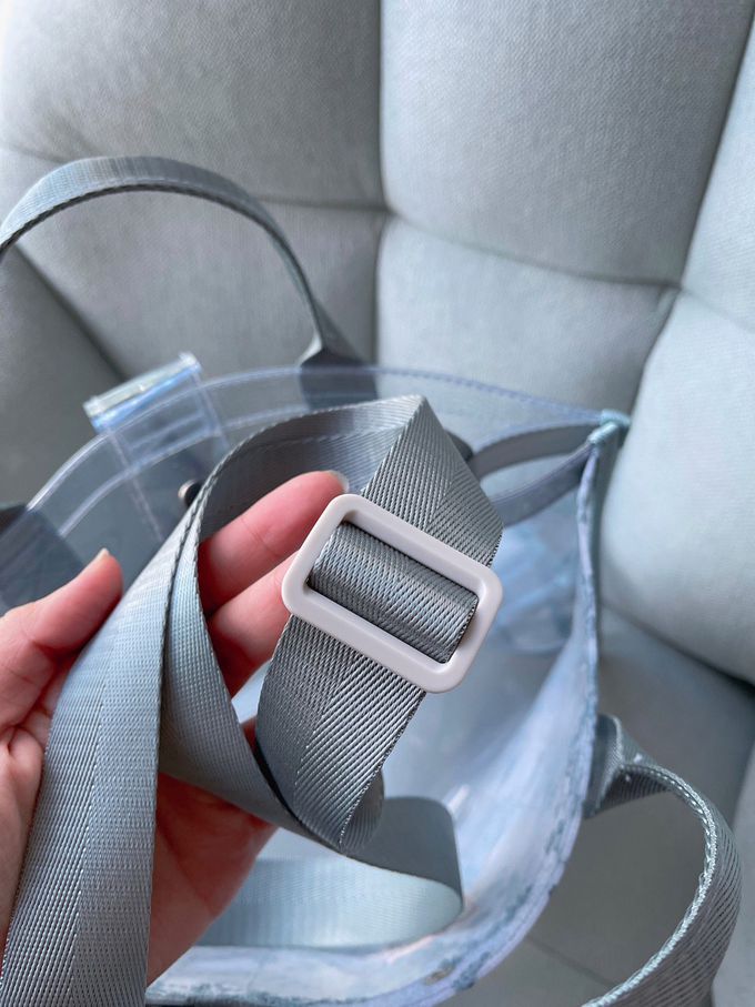 香港百寶袋王 Bagtory HK - 2023限量特別版蕾絲款手挽袋-時尚灰蕾絲