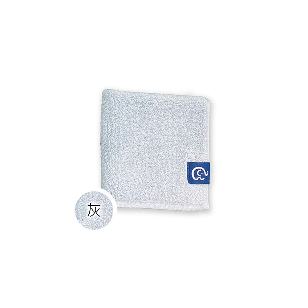 超無撚方巾(多色任選)-灰色 (25X25cm)