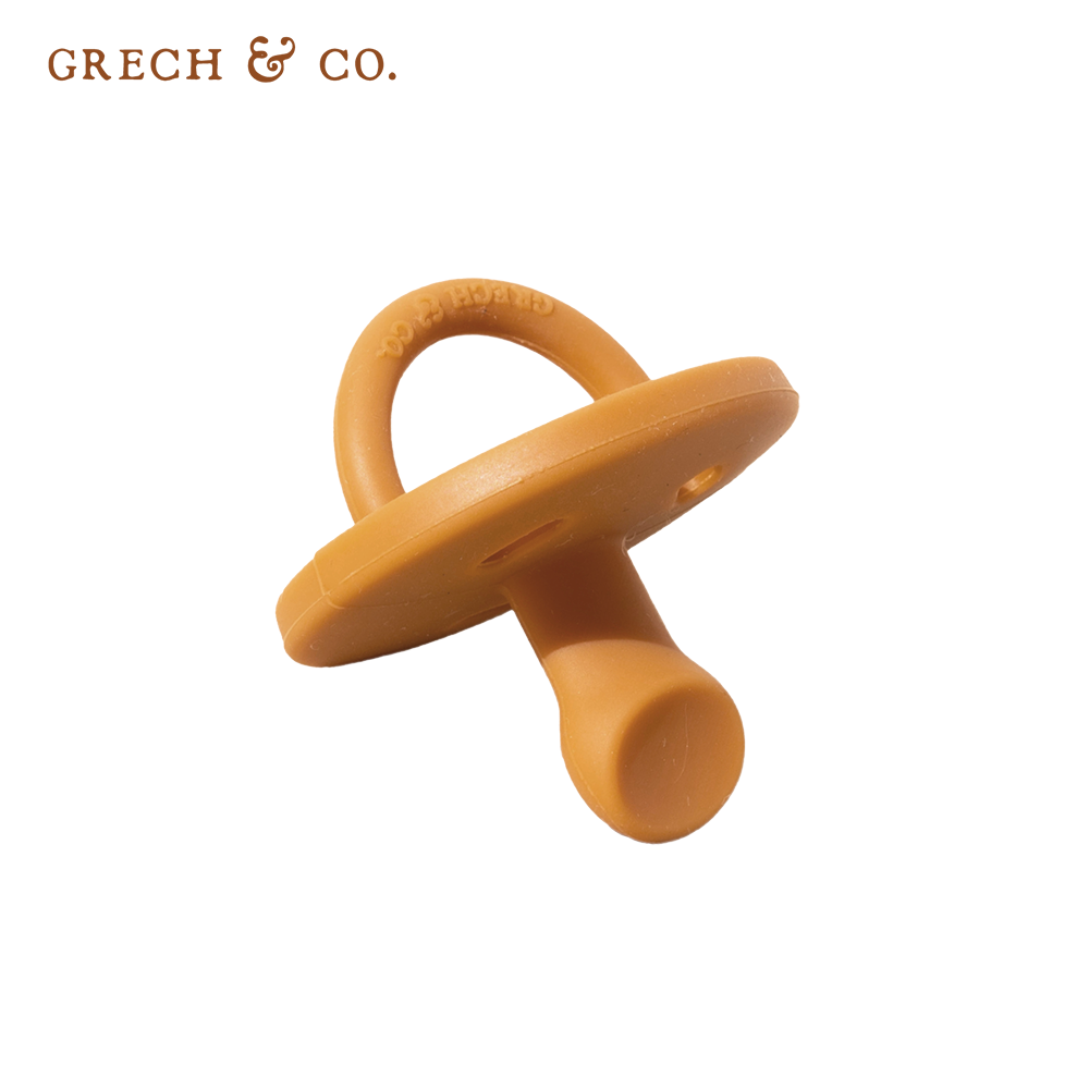 丹麥Grech&Co. - 矽膠安撫奶嘴-想念橙