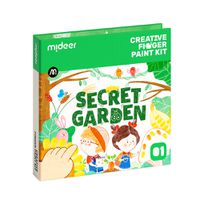 Mideer - 兒童手指顏料繪畫本-探索花園(入門)