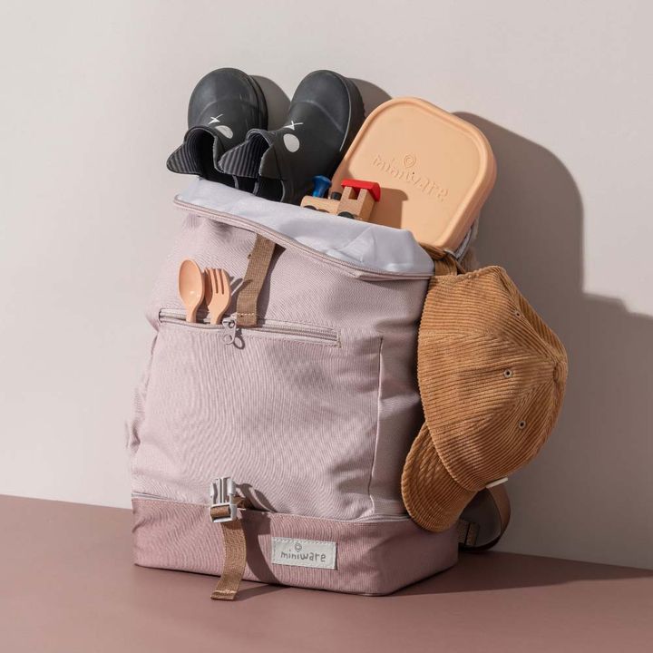 美國Miniware - 毛毛動物兩用背包-嘿吼棕熊 (尺寸： 25.4*15.2*40.6 cm (扣短版) 25.4*15.2*33 cm (扣長版))-重量：350g