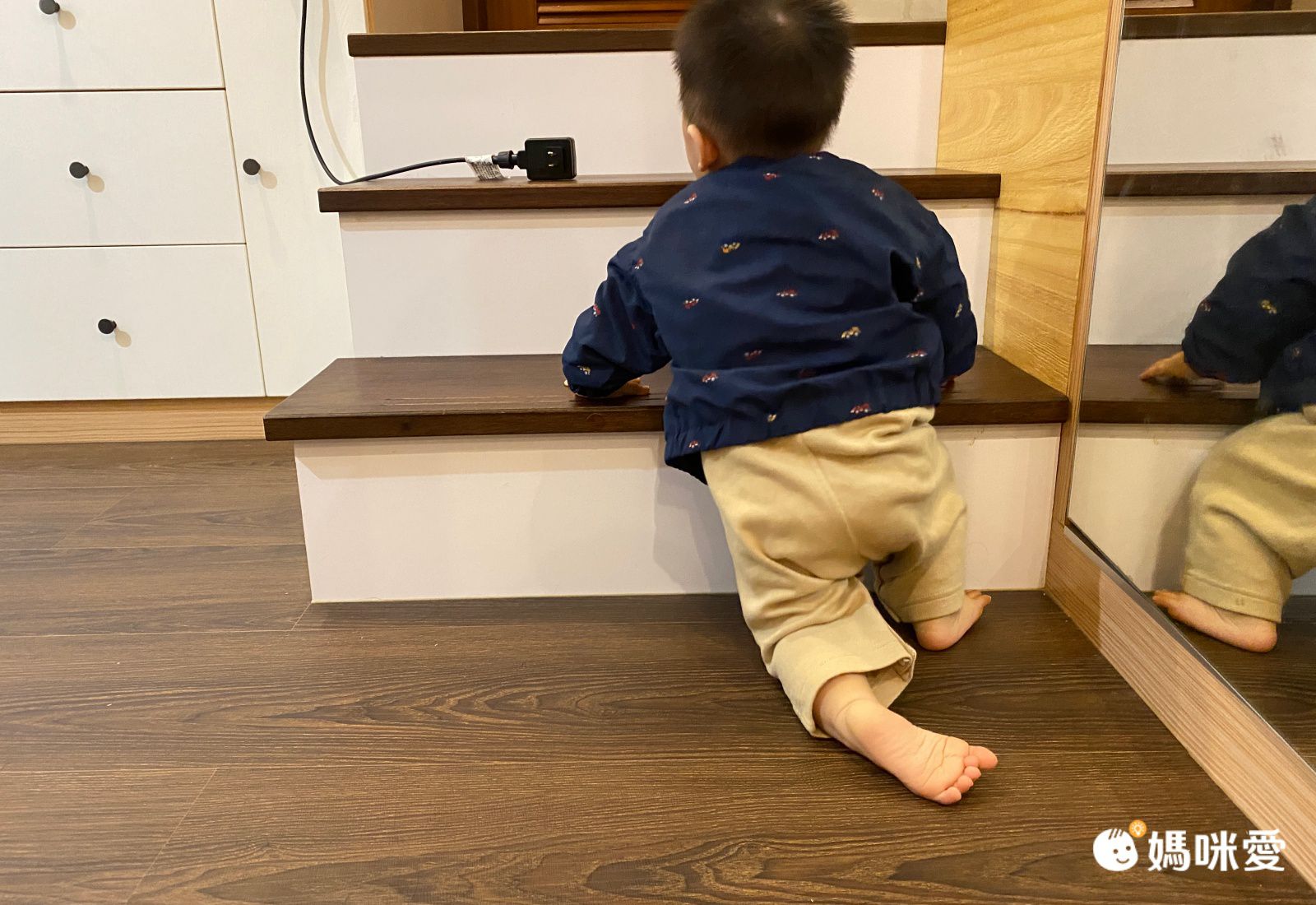 akachan honpo - 防潑水夾克-深藍色