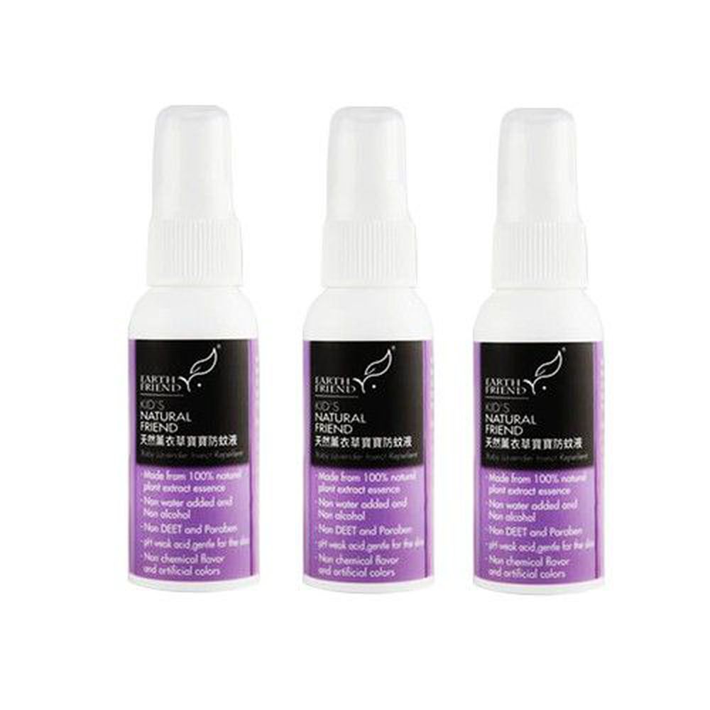 EARTH FRIEND - KID Natural Friend 天然薰衣草寶寶防蚊液3入組 (40mL/罐*3)