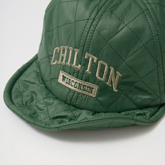 日本 b-ROOM - 學院風絎縫卡車帽(可抽繩調節)-灰 (54cm)