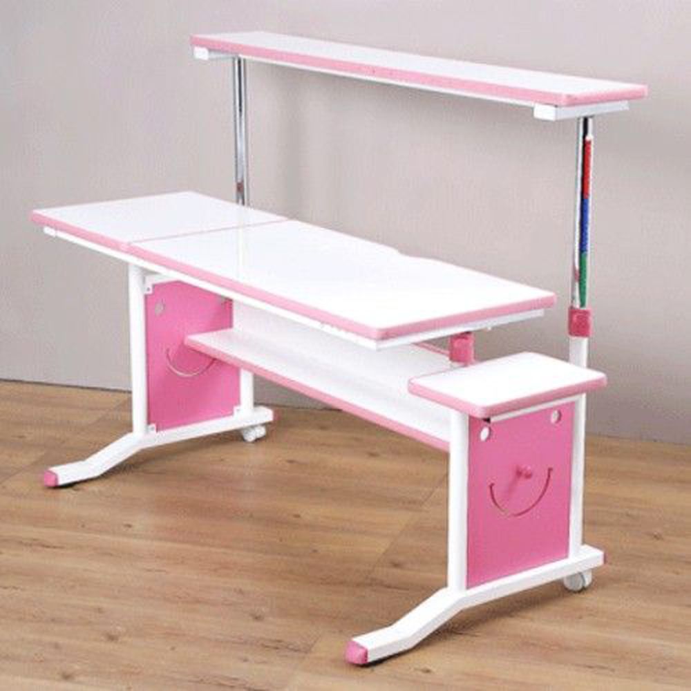 創意小天才 - 第五代兒童專用調節桌(120公分寬)/兒童書桌-俏皮粉