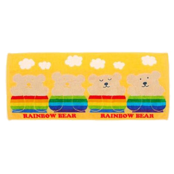 日本 Rainbow Bear	彩虹熊毛巾、方巾、擦手巾