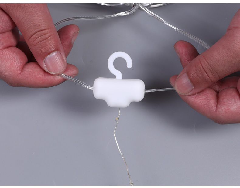 聖誕節雪花LED彩燈(八功能款)-聖誕樹 (長度約300cm)