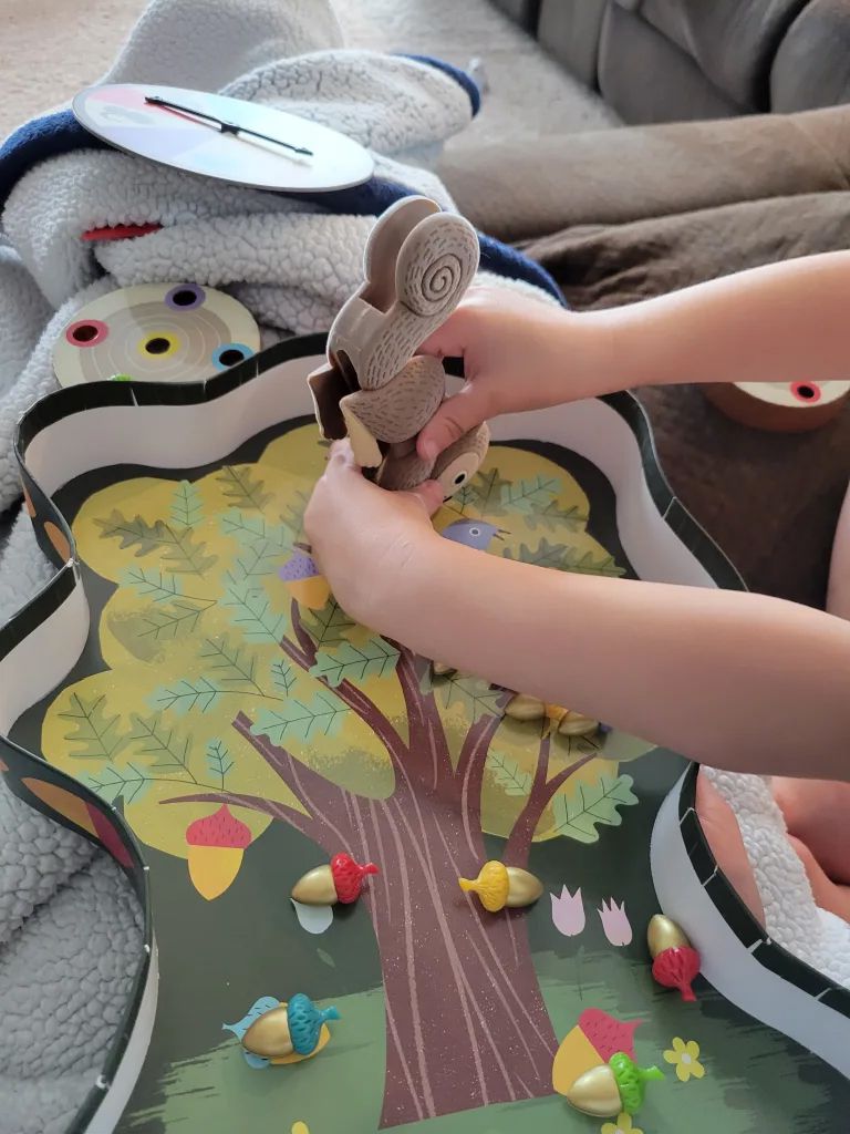 美國 Educational Insights - 小松鼠的橡果爭奪戰-(10週年紀念版)-3歲以上