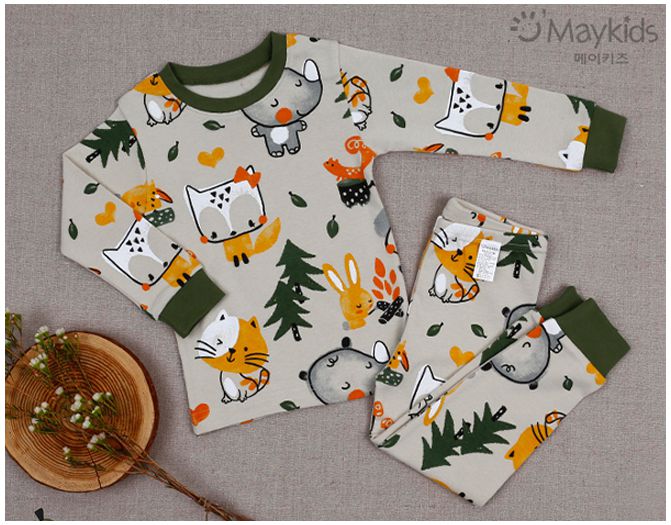 [現貨] ✦ 零碼出清價 ✭ 韓國 Maykids 有機棉長袖家居服/防踢被 ✭