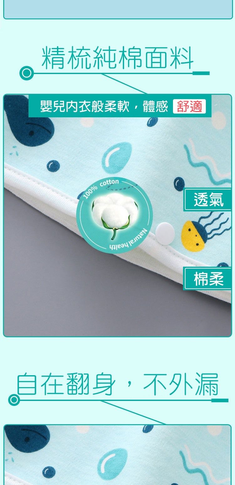 JoyNa - 3入-學習褲 隔尿裙 三層大版型隔尿褲-滿印熊+隨機2入