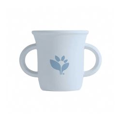 美國 green sprouts 小綠芽 - 超防滑寶寶學習喝水矽膠學習杯-蒂芬尼藍