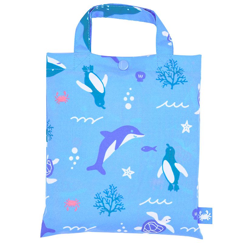 akachan honpo - 雨衣-海洋生物-淺藍色