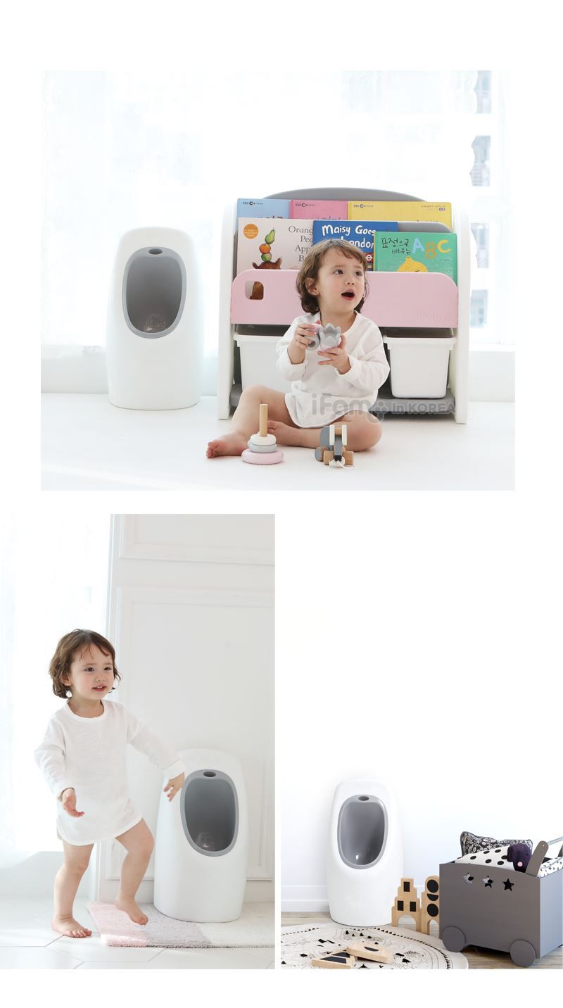 韓國 iFam - 男童學習小便斗-經典白 (【25cm x 22cm x 51cm】)