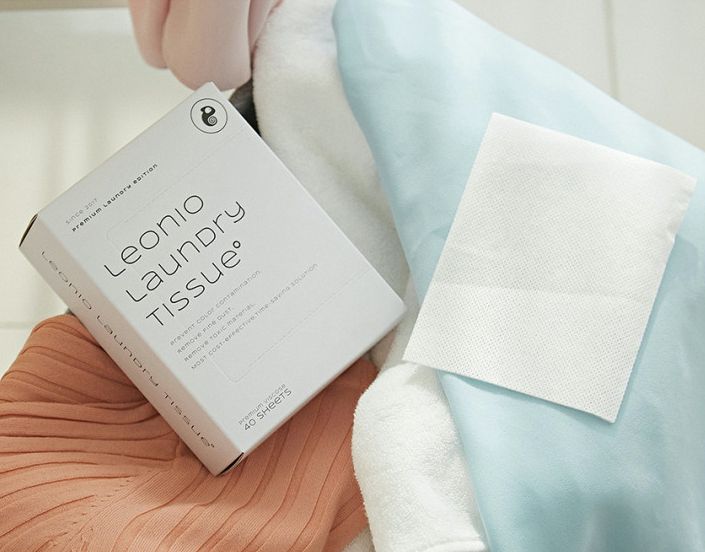 韓國 Leonio - (囤貨組)溫和洗淨衣物防護組-洗衣紙x3盒(180片)+防染色紙x3盒(120片)