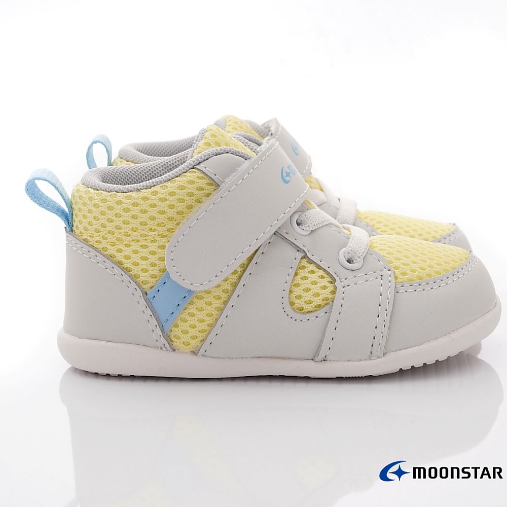 Moonstar日本月星 - 寶寶護踝學步款(寶寶段)-學步鞋-黃