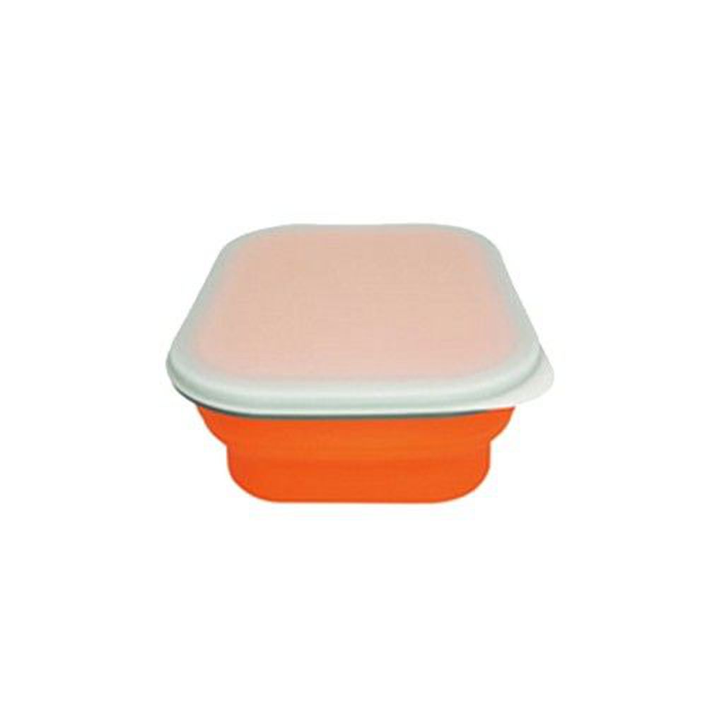 Lexngo - 可折疊快餐盒-橘 (中)-850ml