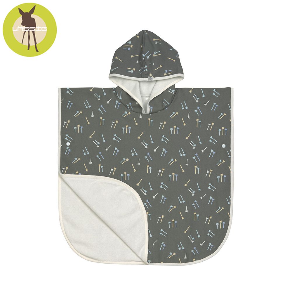 嬰幼兒抗UV斗篷沙灘巾-棕櫚樹 (120-60cm)