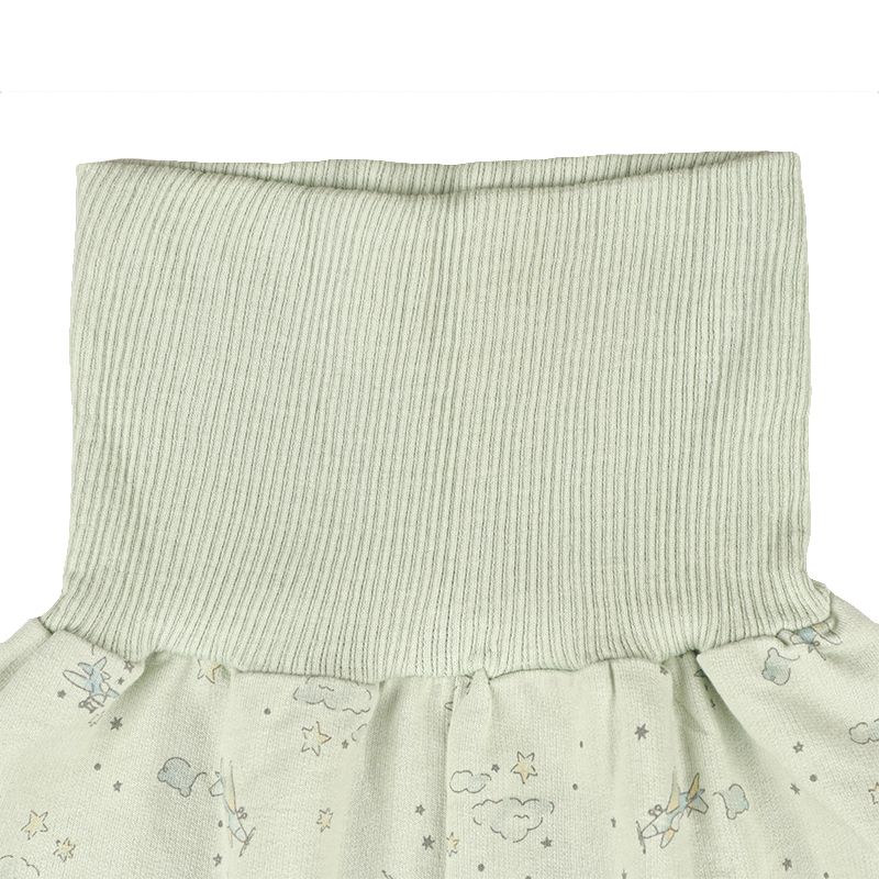 akachan honpo - 長袖家居服 穿衣練習-飛機-淺綠色