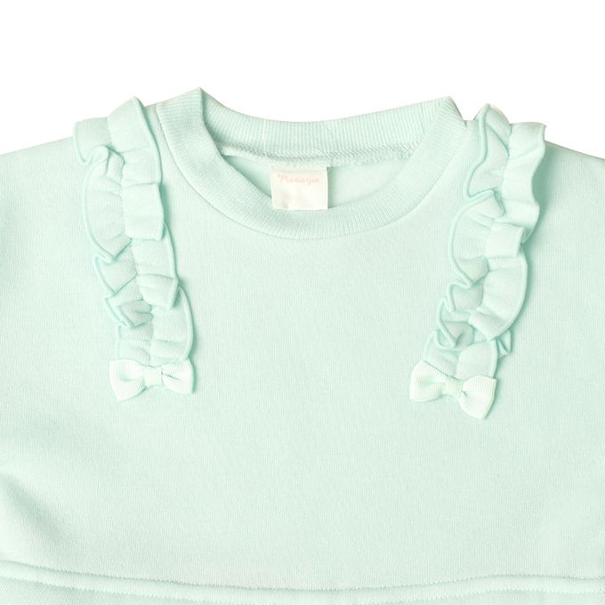 akachan honpo - 假兩件洋裝-綠色