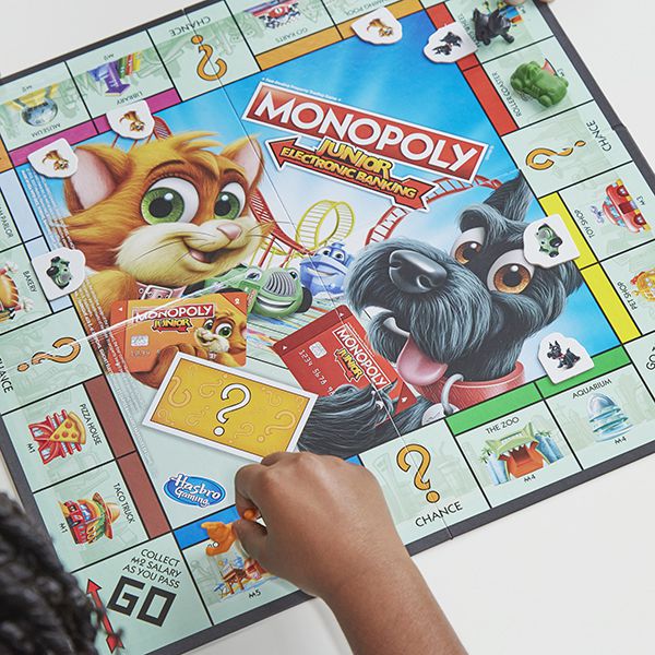 Hasbro 孩之寶 - 地產大亨 入門電子銀行版 桌遊大富翁