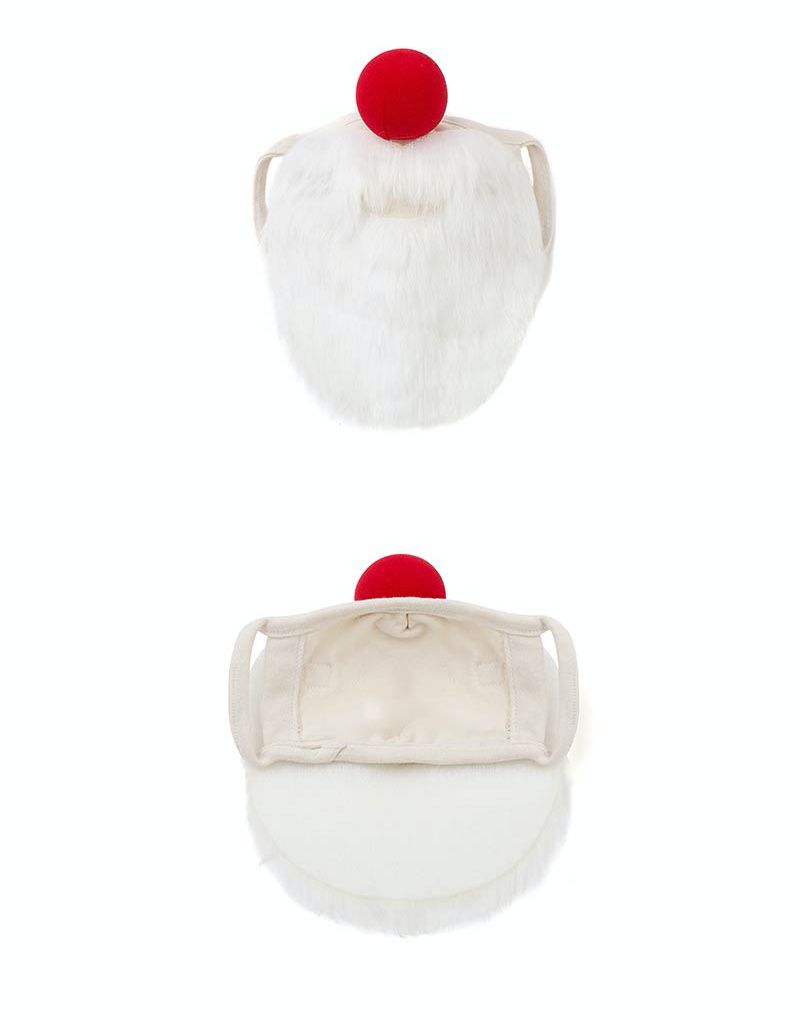 韓國 OZKIZ - 聖誕節變裝道具-聖誕老公公口罩 (Free)